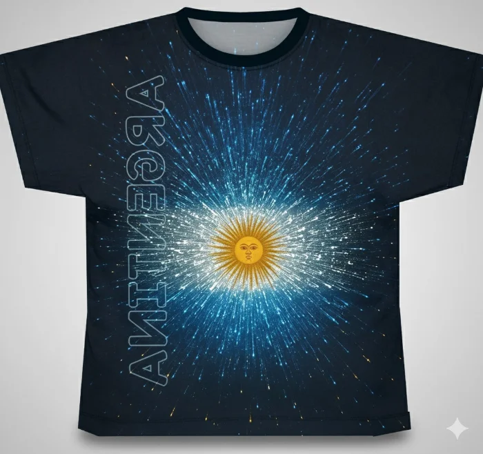 Remera Sublimada de Argentina