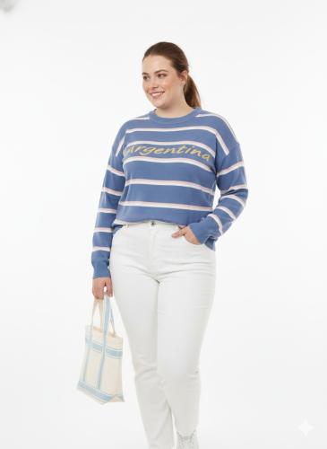 Sweater Bremer Rayado Argentina(2xl)
