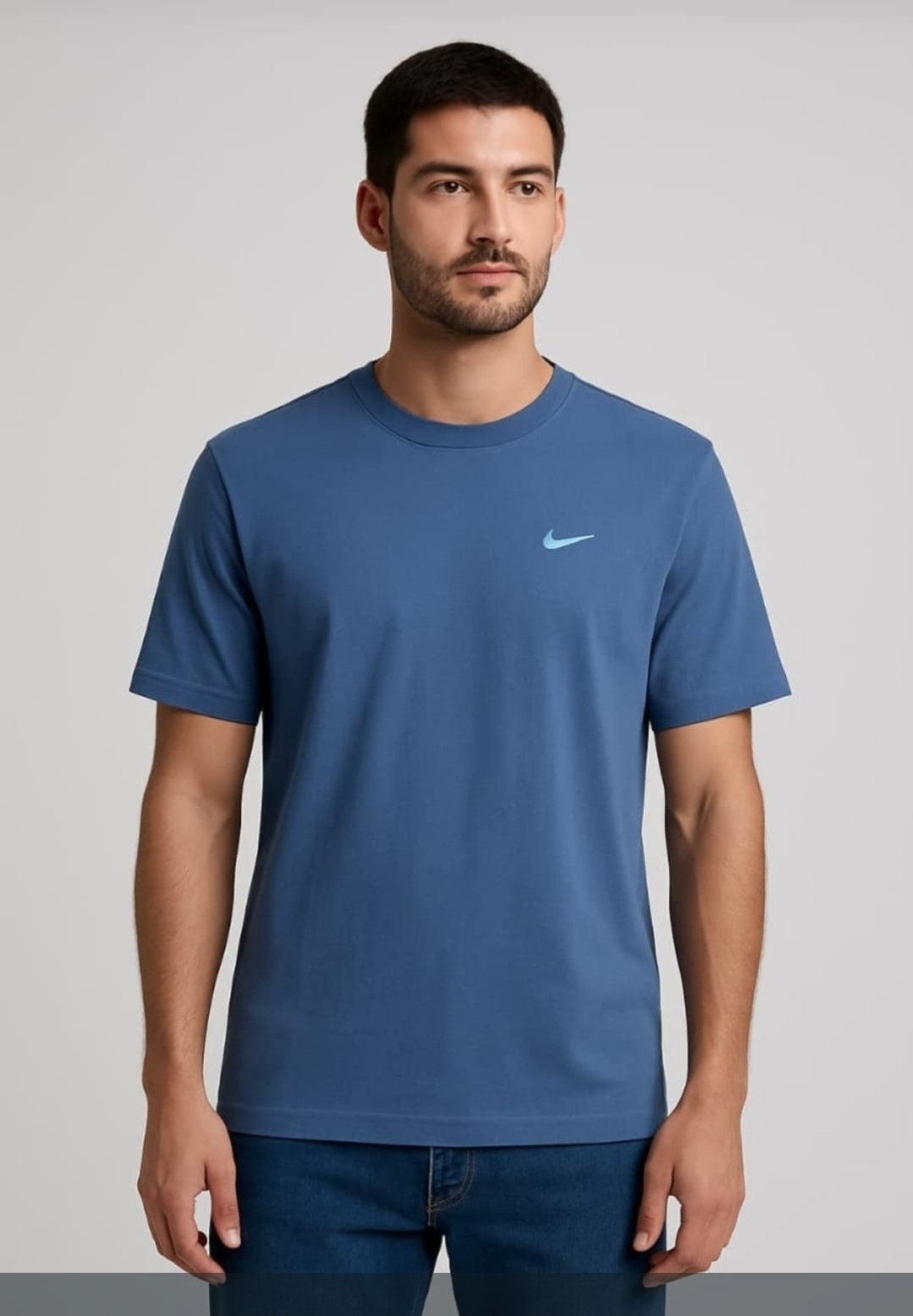 Remeras Algodón Peinado Logo Bordado ( N ) - Imagen 2