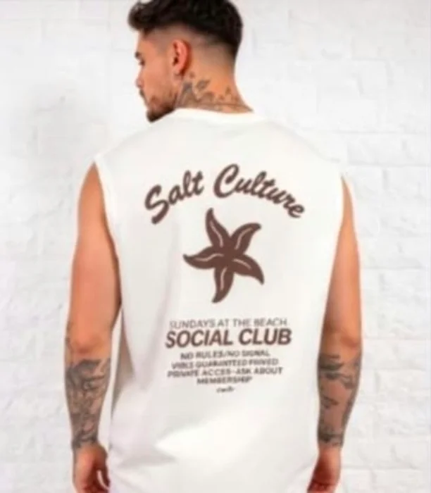 Musculosas  Oversize Doble Estampa ( N )