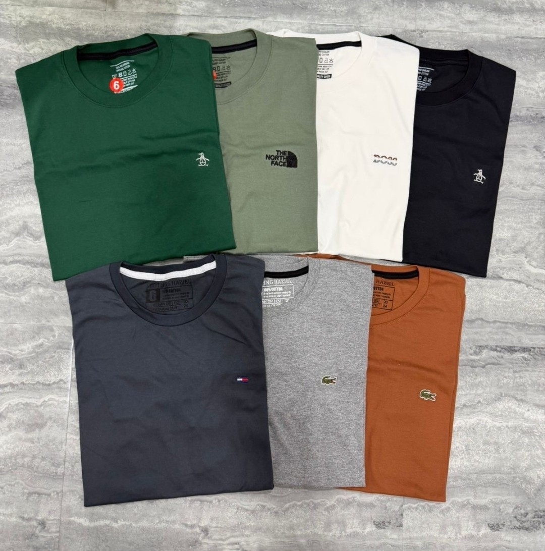 Remeras Talles Especiales Algodón Peinado Logo Bordado ( N  ) - Imagen 6