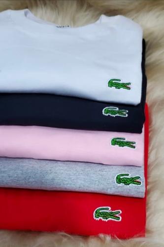 Remeras Algodón Peinado Logo Bordado ( N  )