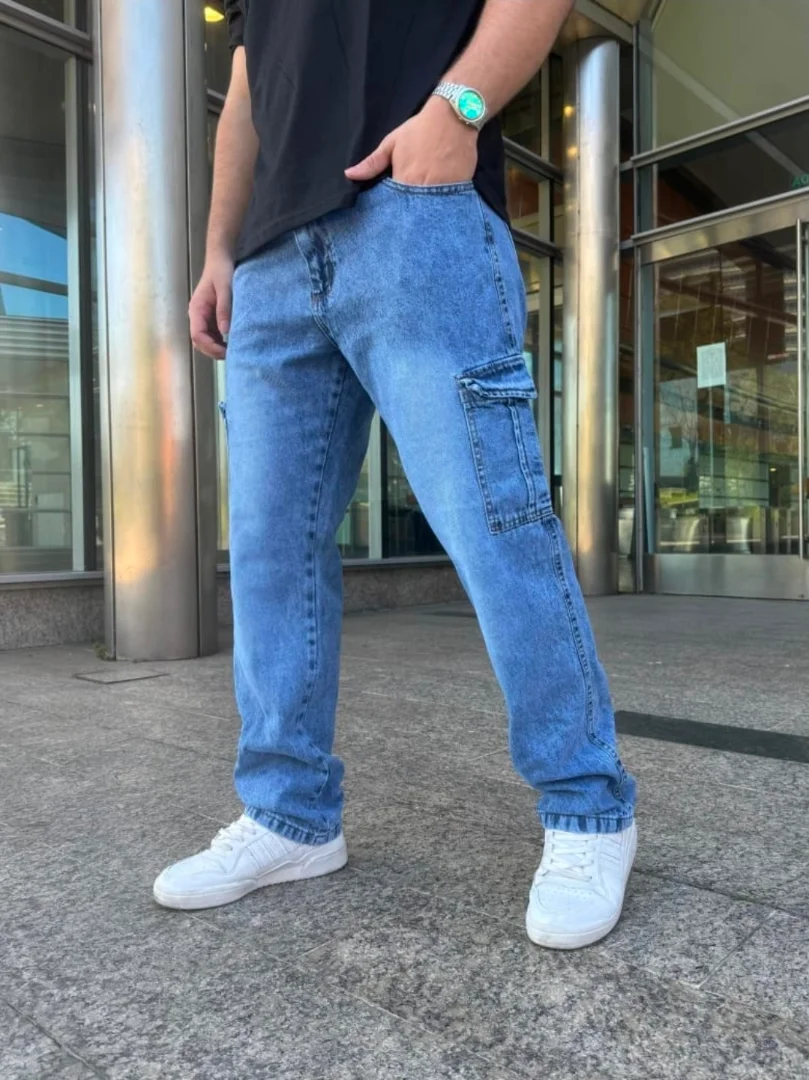 Jeans Mom Cargo Recto (n) - Imagen 9