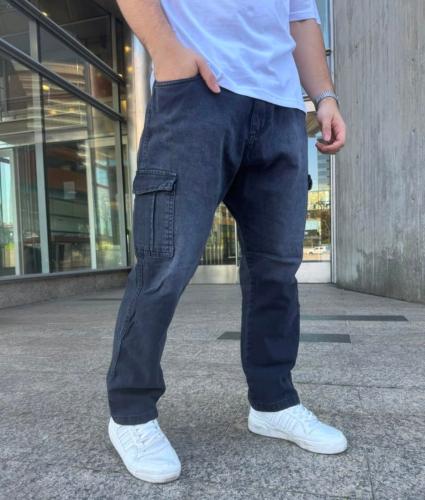 Jeans Mom Recto Cargo ( N )