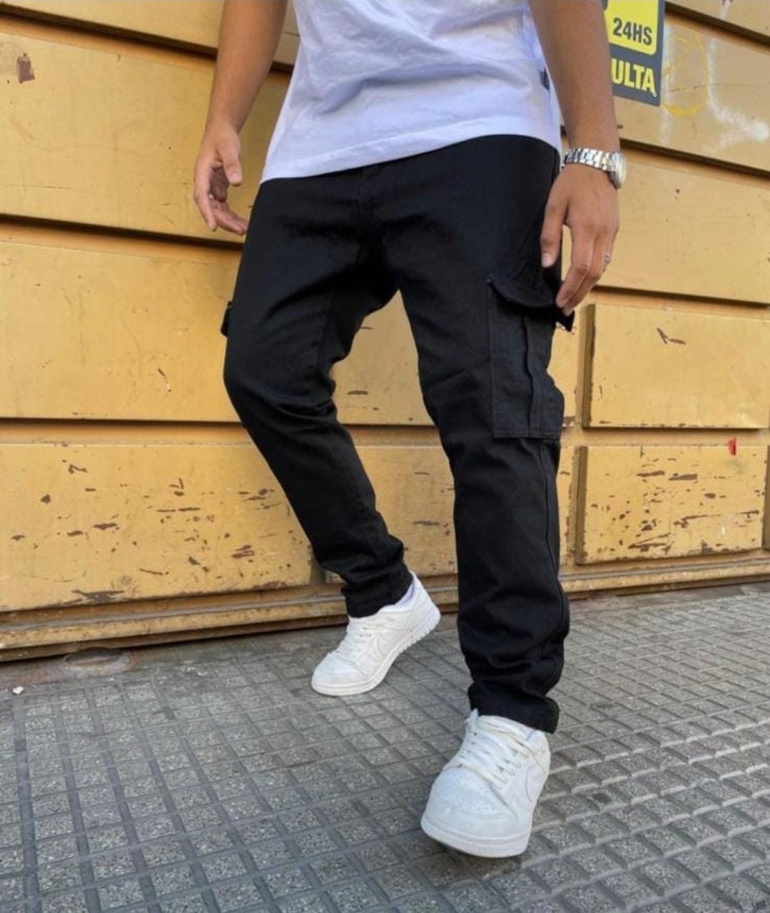 Jeans Mom Recto Cargo ( N ) - Imagen 9