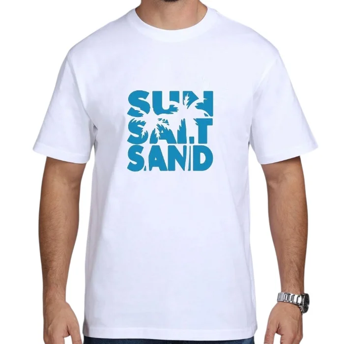 Remera Blanca Estampada Sun  Salt Sand