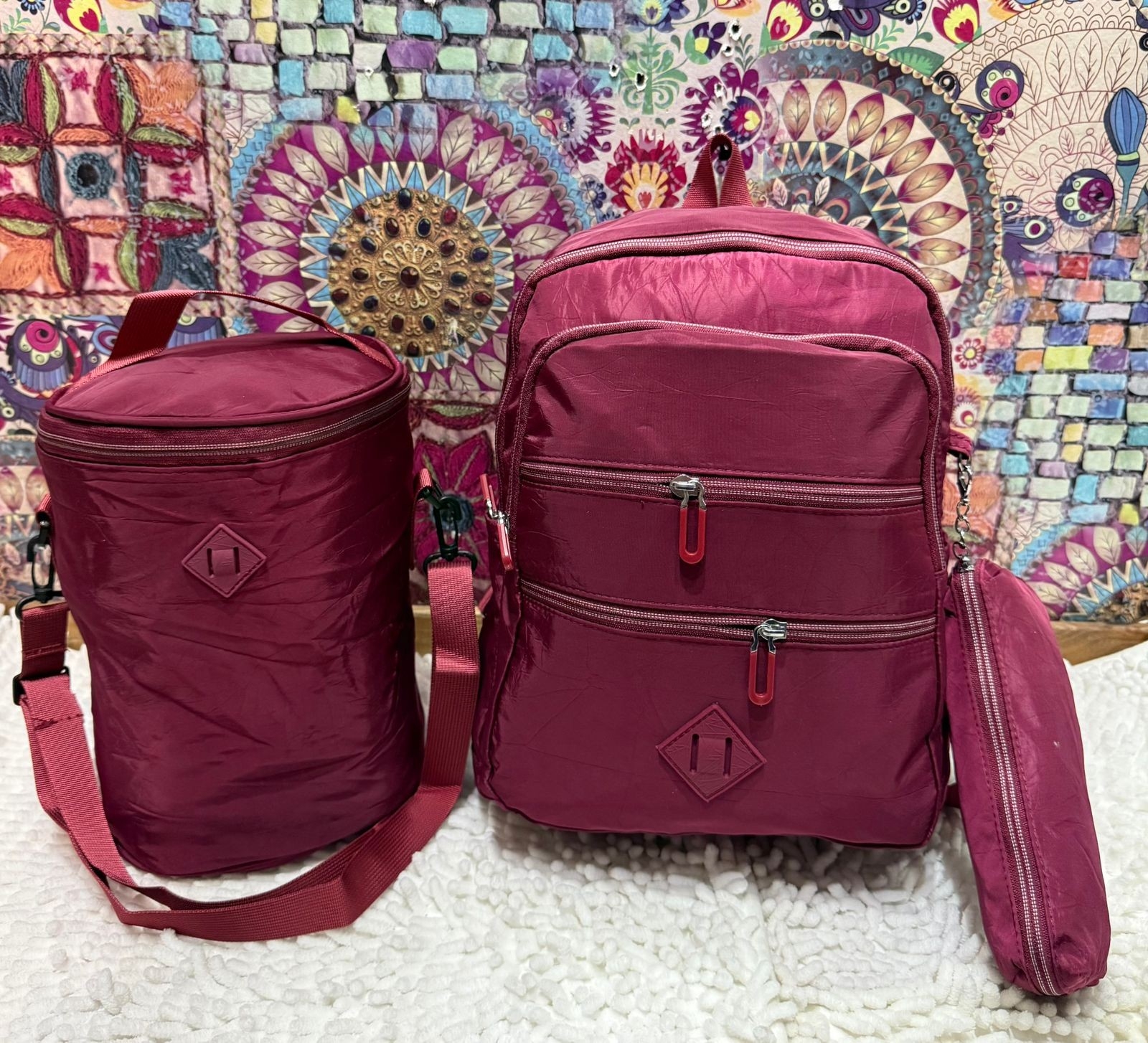Nuevo Set de Mochila Lonchera y Cartuchera - Imagen 1