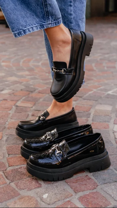 Mocasín de Mujer / Liso y Charol