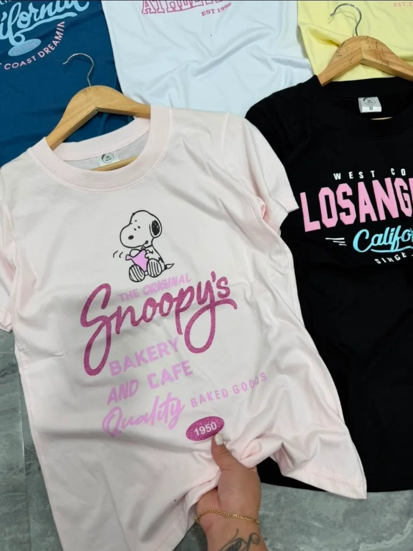 Remeras Estampadas Alto Relieve Algodón Peinado ( N ) - Imagen 7