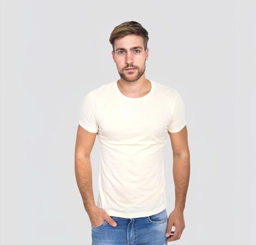 Remera Entallada Crudo