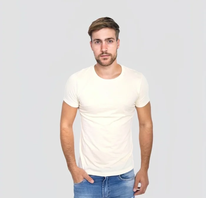 Remera Entallada Crudo