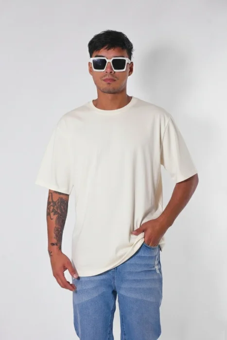Remera Over Crudo