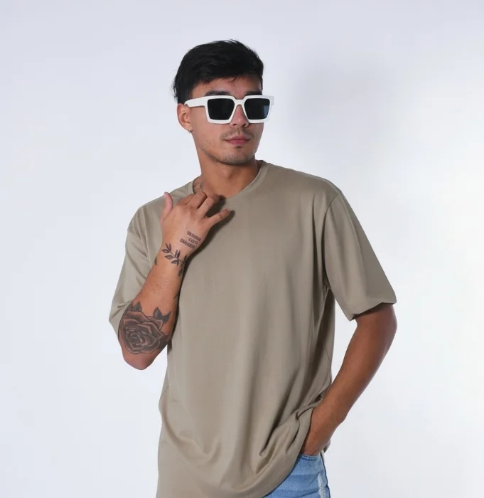 Remera Over Moka