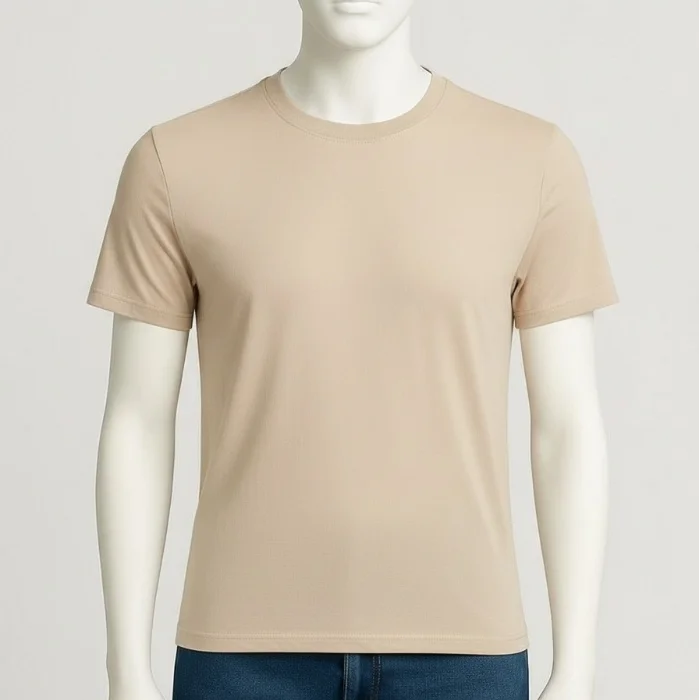 Remera Clásica  Beige