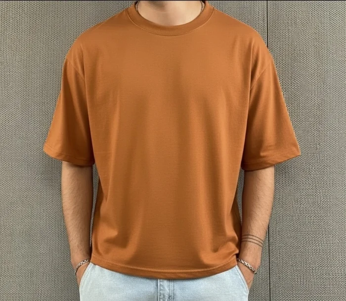 Remera Boxy Fit Marron