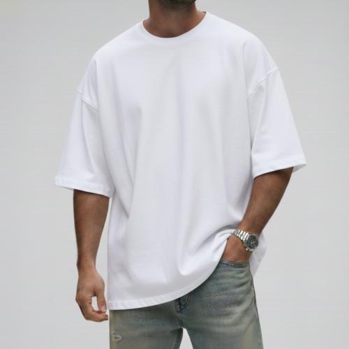 Remera Over Premiun Blanco