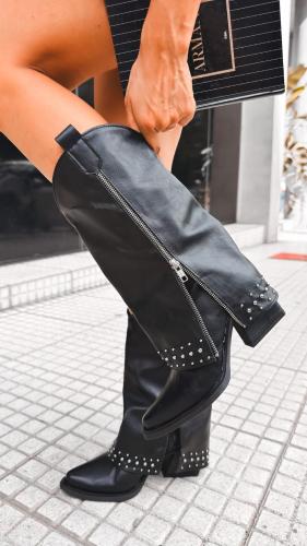 Botas Doble Capa con Tachas Fryda