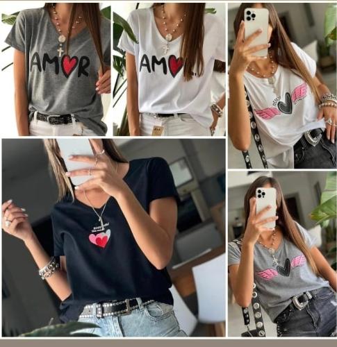 Remeras Cuello V