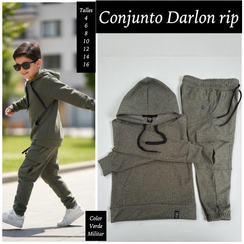 Conjunto  de Tela Darlon Rip  Niño - Miniatura 5