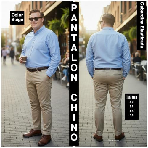 Pantalon Chino Talles Especiales - Miniatura 2