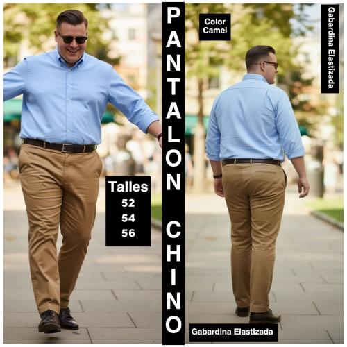 Pantalon Chino Talles Especiales - Miniatura 3