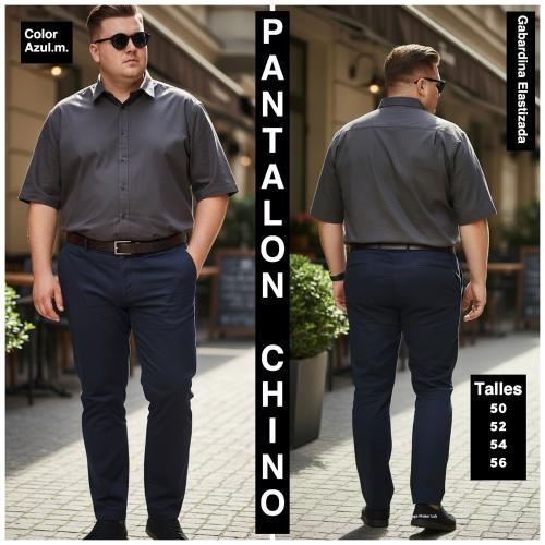 Pantalon Chino Talles Especiales