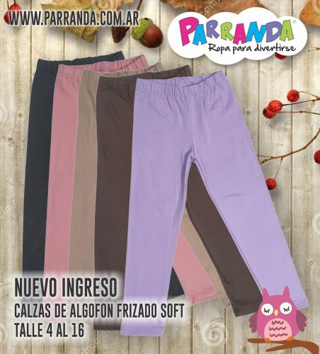 Calzas de Algodón  Frizadas Soft Lisas