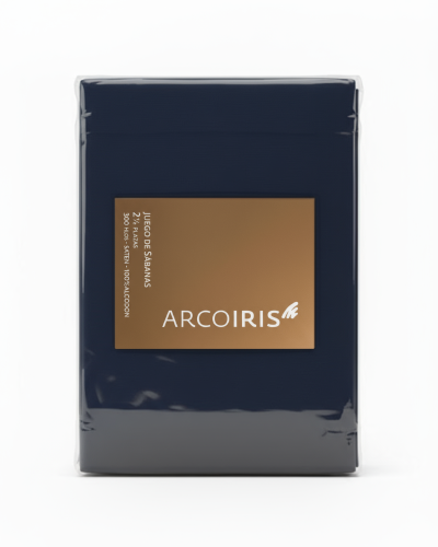 Juego Sábanas Arcoiris Premium 2 1/2 Plazas  300 Hilos-algodón Satén |máxima Suavidad - Miniatura 2