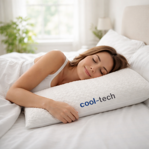 Almohada Memory Foam 60x40 Efecto Frío Antialérgica Firme - Miniatura 2
