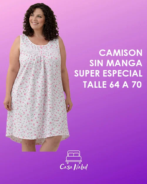 Camison Super Especial sin Manga Musculosa Puro Algoon
