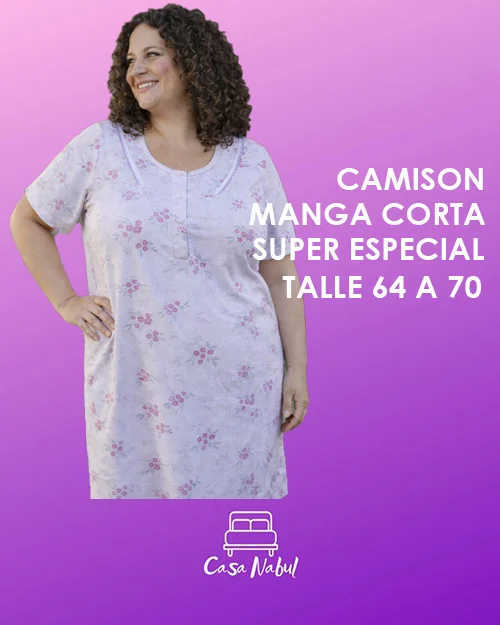 Camison Super Especial Manga Corta Puro Algoon