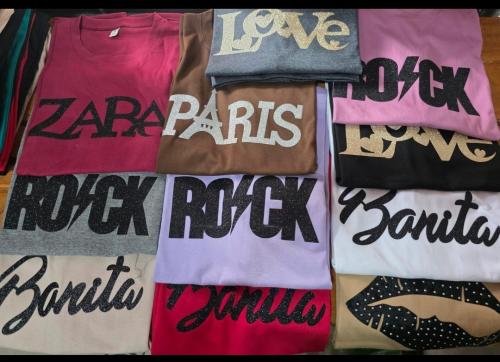 Remera Aplique Especial Dama