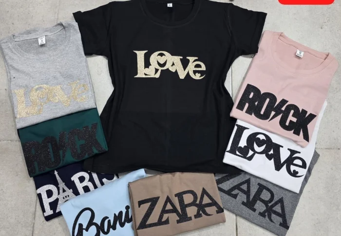 Remera Aplique Especial Dama