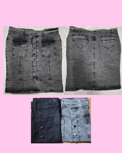 Pollera de Jean 3/4 - Miniatura 2