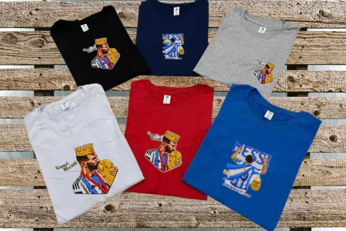 Remera Messi Argentina Adultos Unisex
