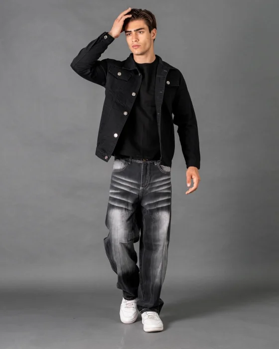 Campera Jean Negro