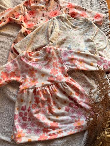 Vestido Beba Plush Bifaz Art Mini Leila - Miniatura 3