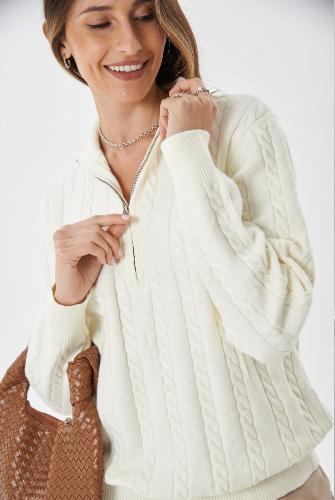 Sweater con Cierre