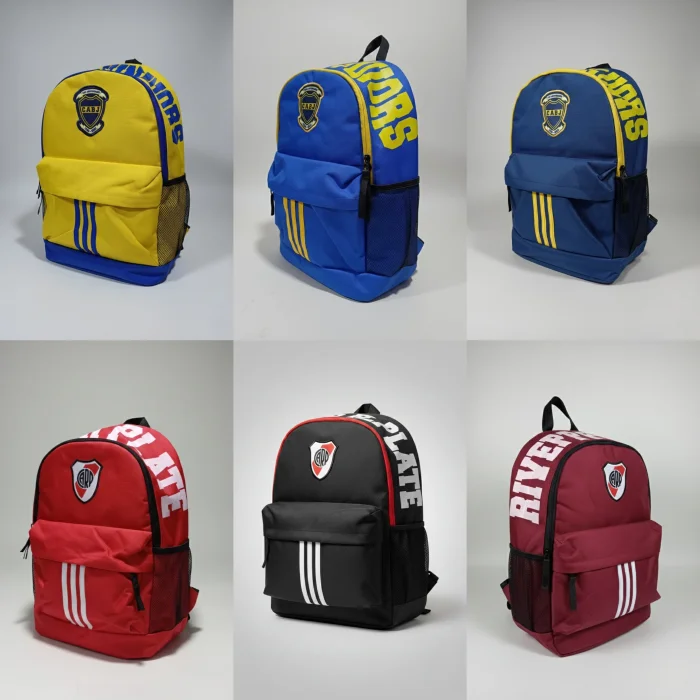 Mochila de Boca y River