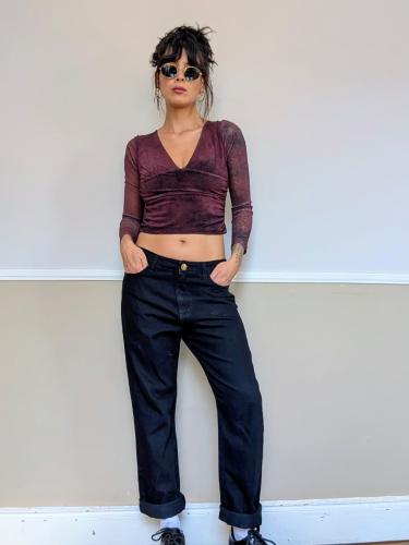 Denim Recto Negro Rigido - Miniatura 5