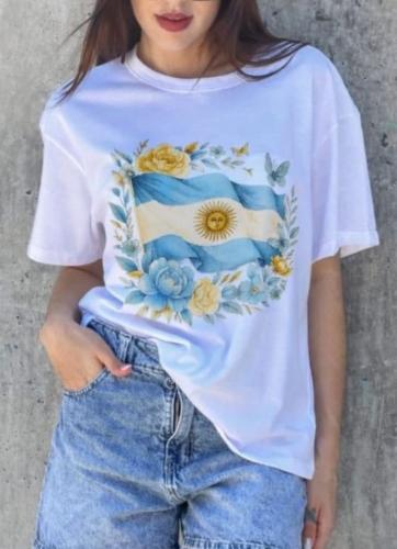 Remeras de Argentina  Cuello V