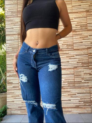 Jeans Mom con / sin Roturas ( N )