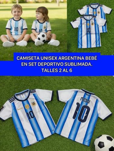 Camiseta Bebe Selección Argentina