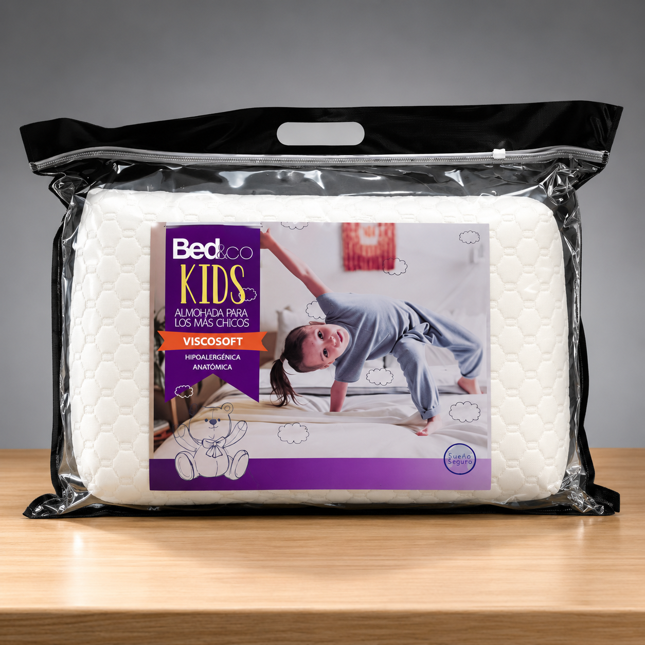 Almohada Viscosoft  Kids  Bed & Co | 50 X 30 | Espuma - 3.png