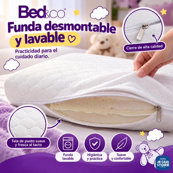Almohada Viscosoft  Kids  Bed & Co | 50 X 30 | Espuma - 6.png