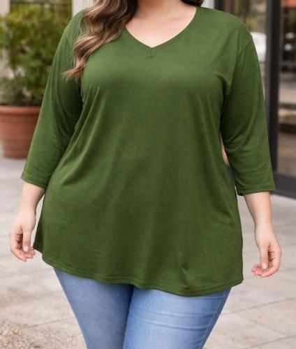 Remera 3/4 de Morley Rip Talles Especiales