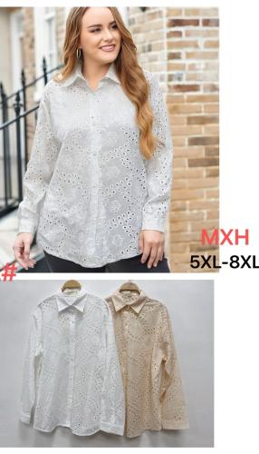 Camisa Broderi  Manga Larga
