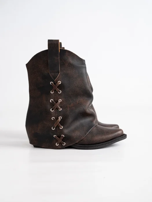Bota Texana Baja con Cordon Morgan