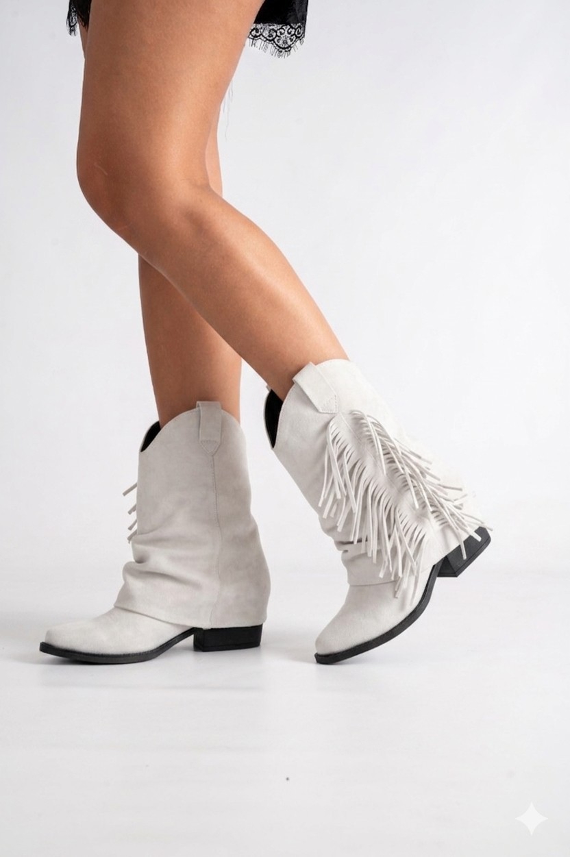 Bota Texana Baja Fleco Ariana - Imagen 2