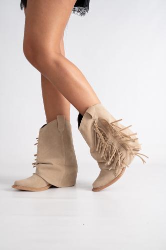 Bota Texana Flecos Tendencia Ariana